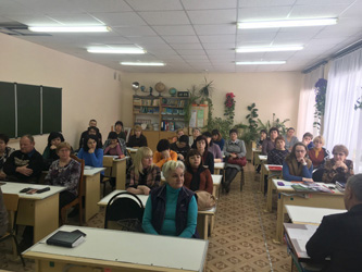Олег Мастрюков рассказал коллективу школы о реализации федерального проекта